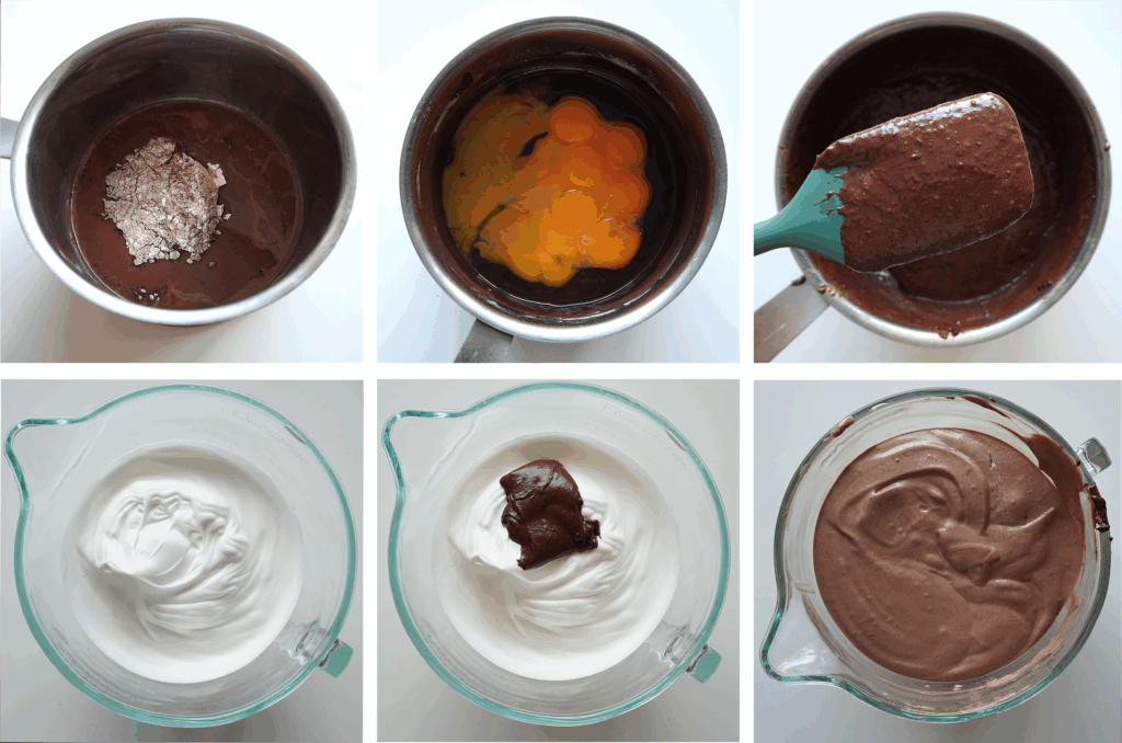 Sposób przygotowania kakaowego biszkoptu japońskiego.