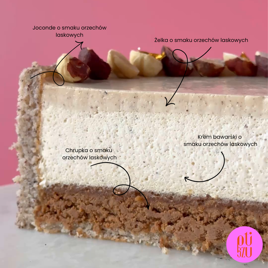 Przekrój tortu bueno